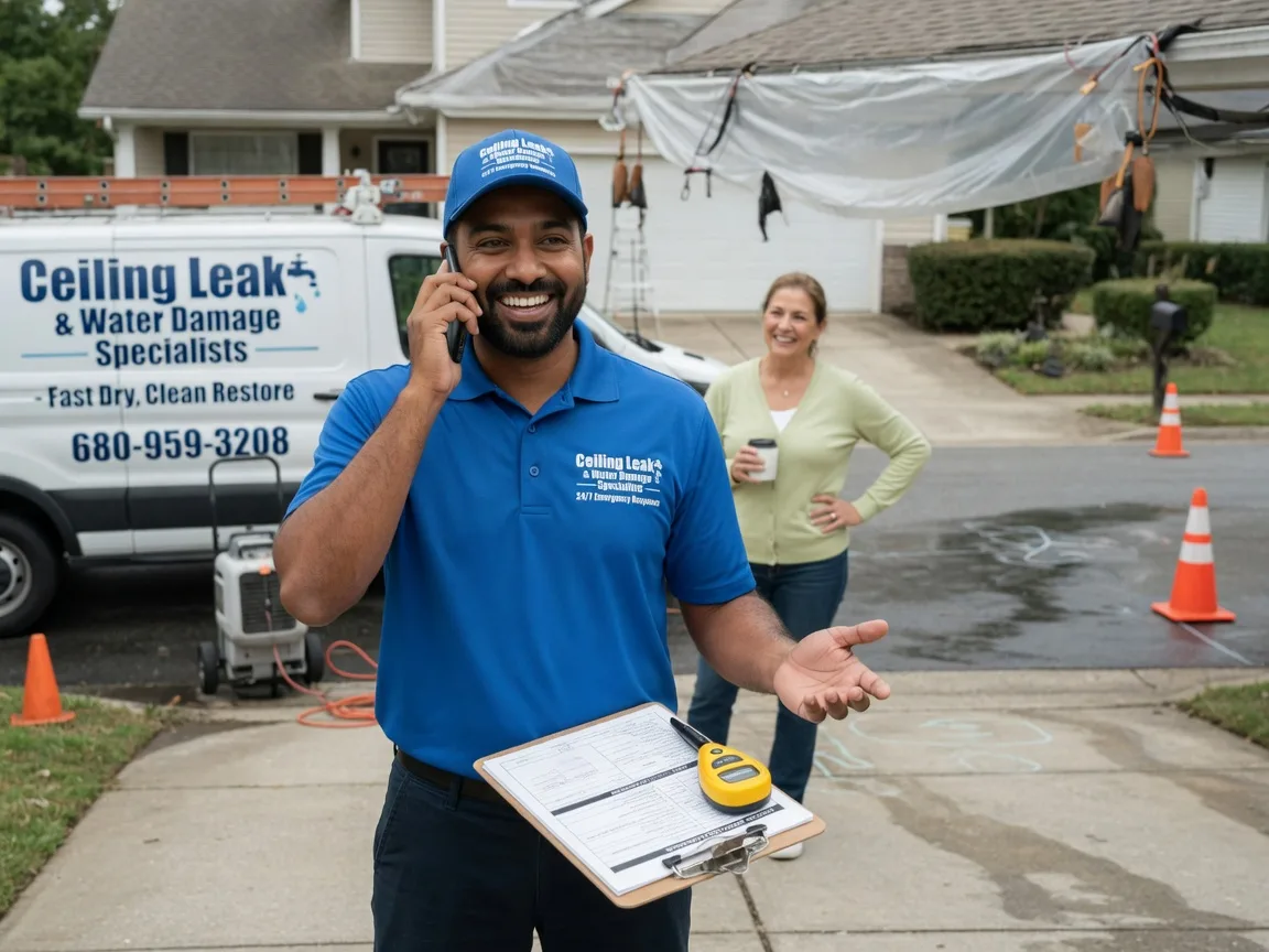 Ceiling Leak Cleanup Stovall, NC FAQs